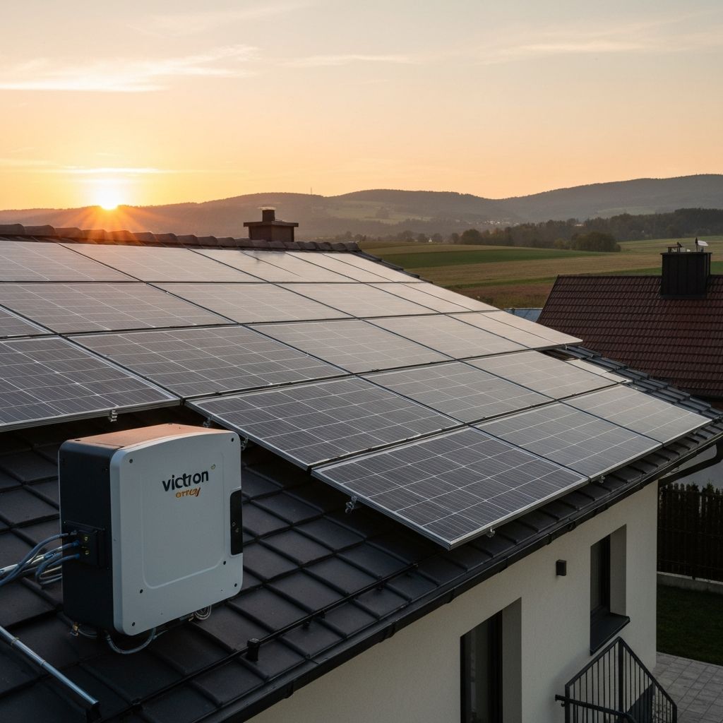 Moderní fotovoltaická instalace se systémem Victron Energy